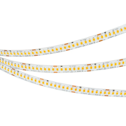 Лента светодиодная UL-A200-10mm 24V Warm3500 (20 W/m, IP20, 5m) (Arlight, высок.эфф.150 лм/Вт)