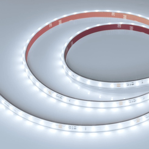 Лента герметичная IC-PS-A60-10mm 24V White6000 (4.8 W/m, IP67, 2835, 10m) (Arlight, стабилизированная)