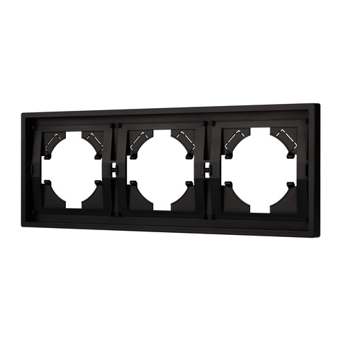 Рамка пластиковая FRM-TENDO-PL-3-BK (Arlight, -)