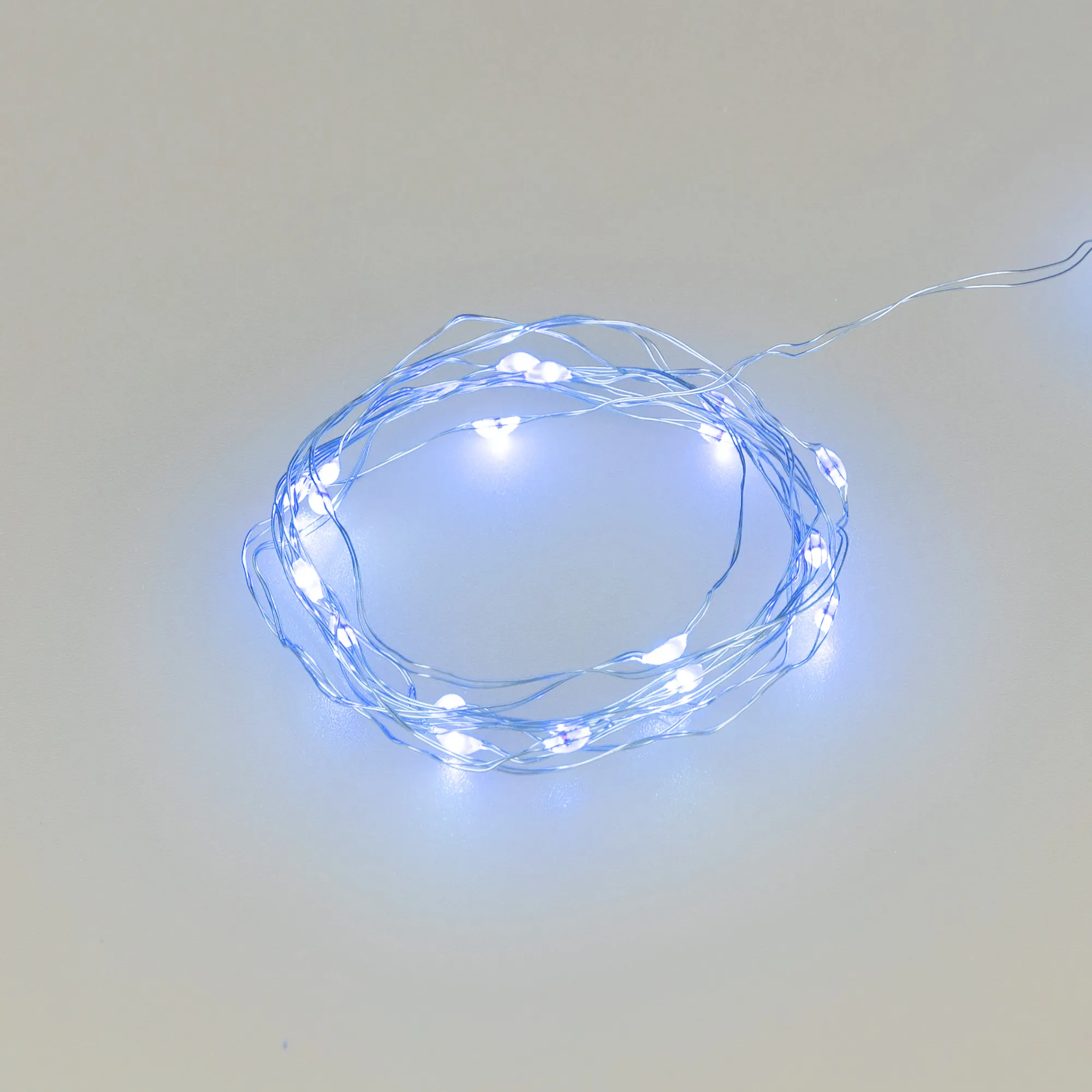 Светодиодная гирлянда ARD-DEW-HOME-2000-CLEAR-20LED-STD Blue (1.5V, Battery Pack, Cork) (Ardecoled, IP20) - изображение товара