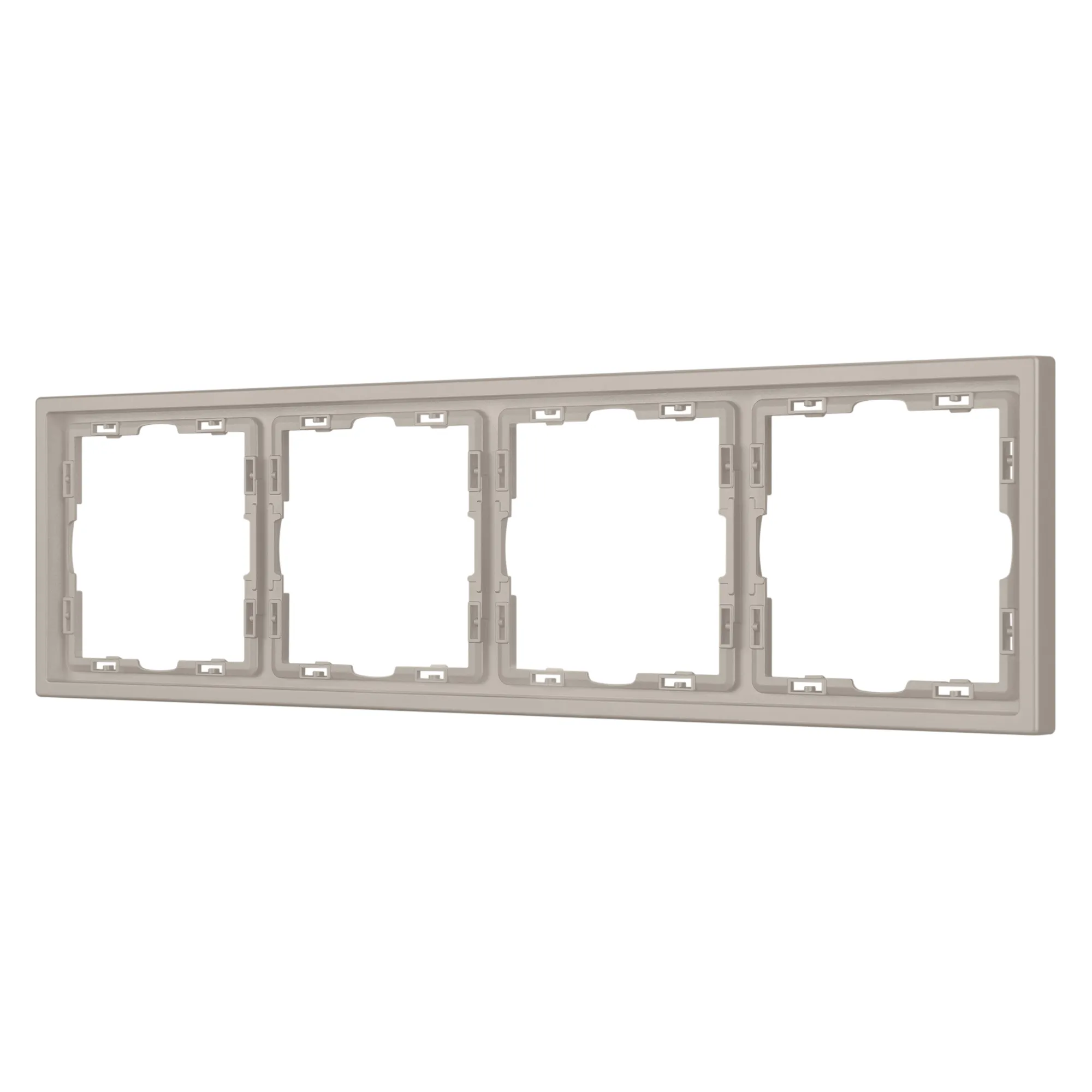 Рамка пластиковая FRM-NOBE-SFPL-4-CA (Arlight, Кашемир) - изображение товара