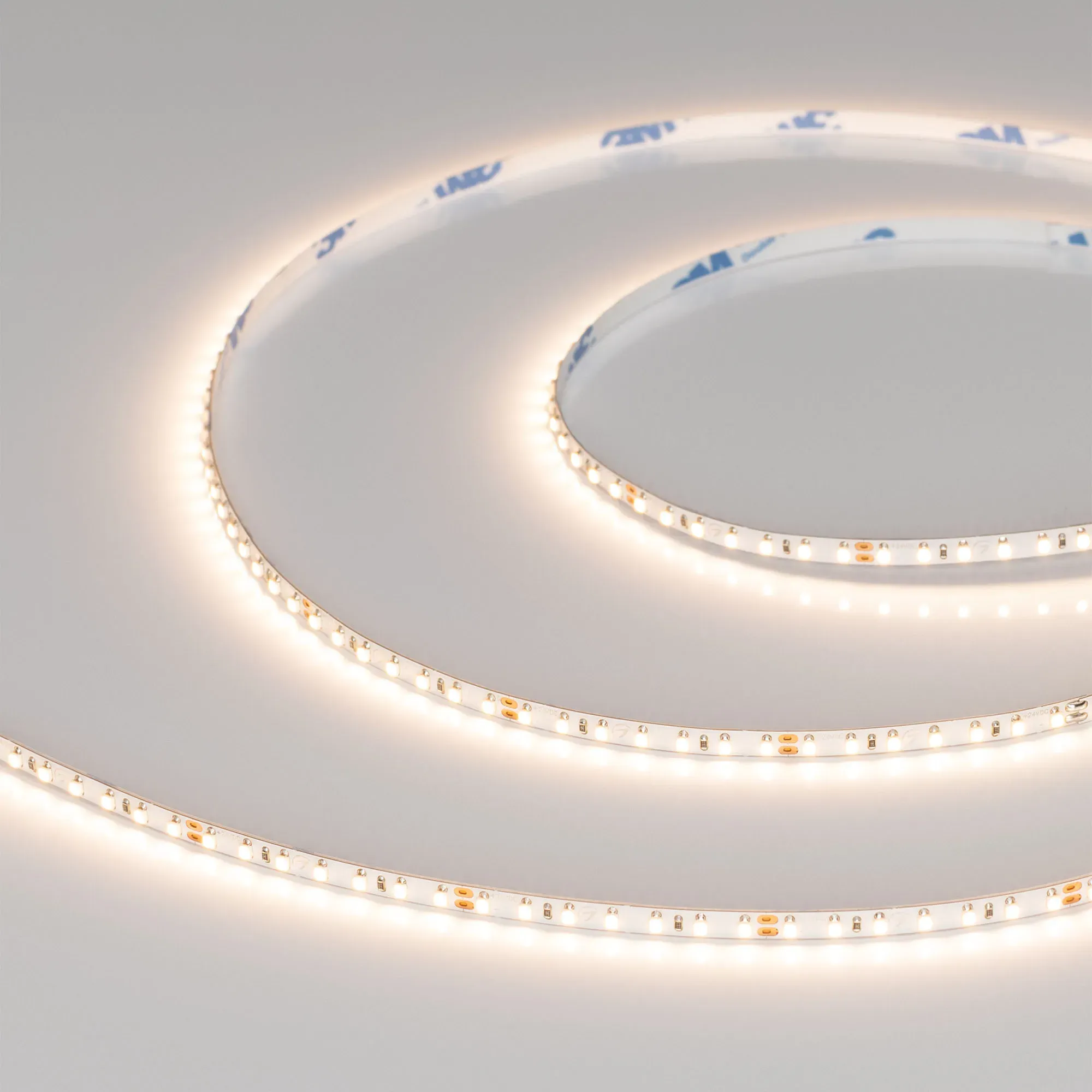 Лента светодиодная MICROLED-M182-4mm 24V Warm3000 (10 W/m, IP20, 2216, 5m) (Arlight, узкая) - изображение товара