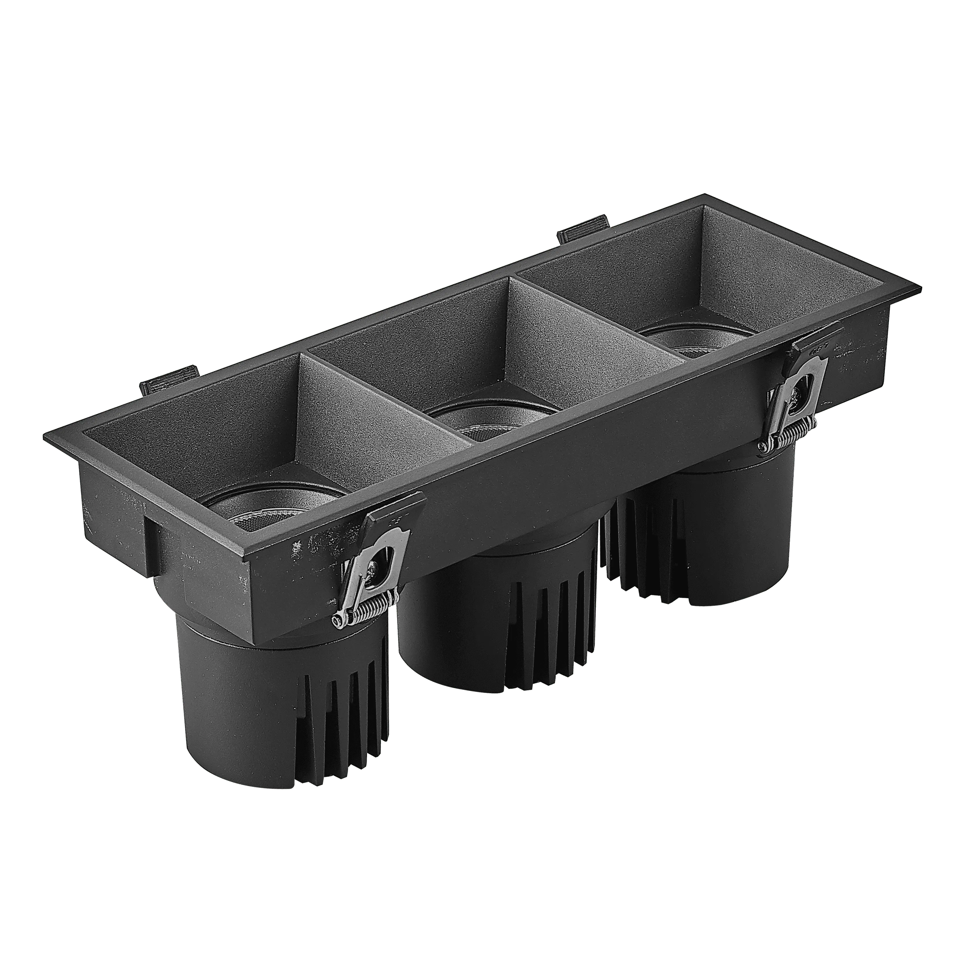 Светильник MS-FLOW-BUILT-S230x85-3x6W Warm3000 (BK, 15 deg, 230V) (Arlight, IP20 Металл, 5 лет)