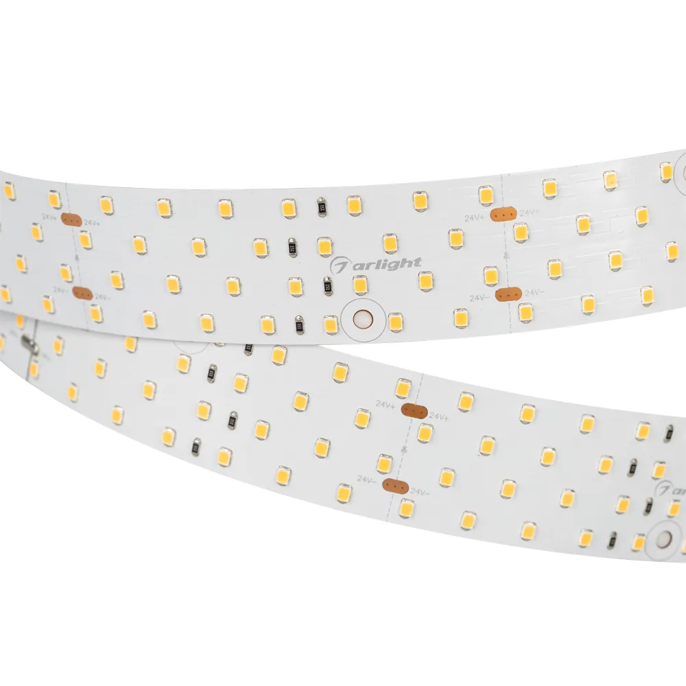 Лента светодиодная RT 2-2500 24V Warm3000 4x2 (2835, 700 LED, CRI98) (Arlight, 30 Вт/м, IP20) - изображение товара