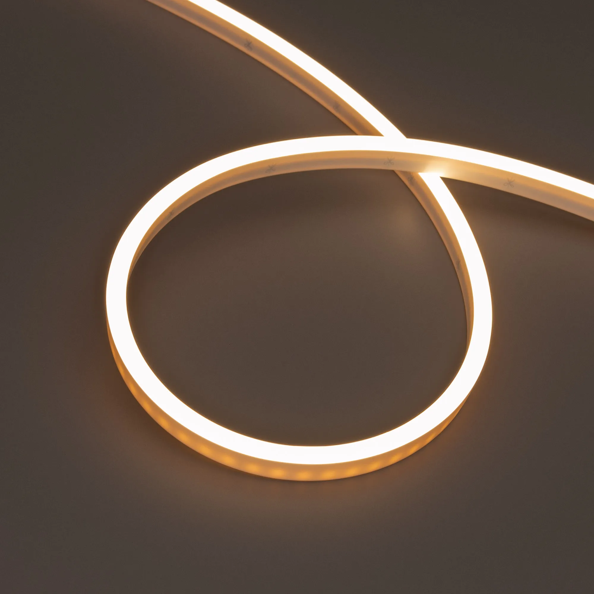 Лента герметичная WAVE-SIDE-PU-A120-06x12mm 24V Warm3000 (8 W/m, IP68, 1m, wire x1) (Arlight, Вывод боковой, 3 года) - изображение товара