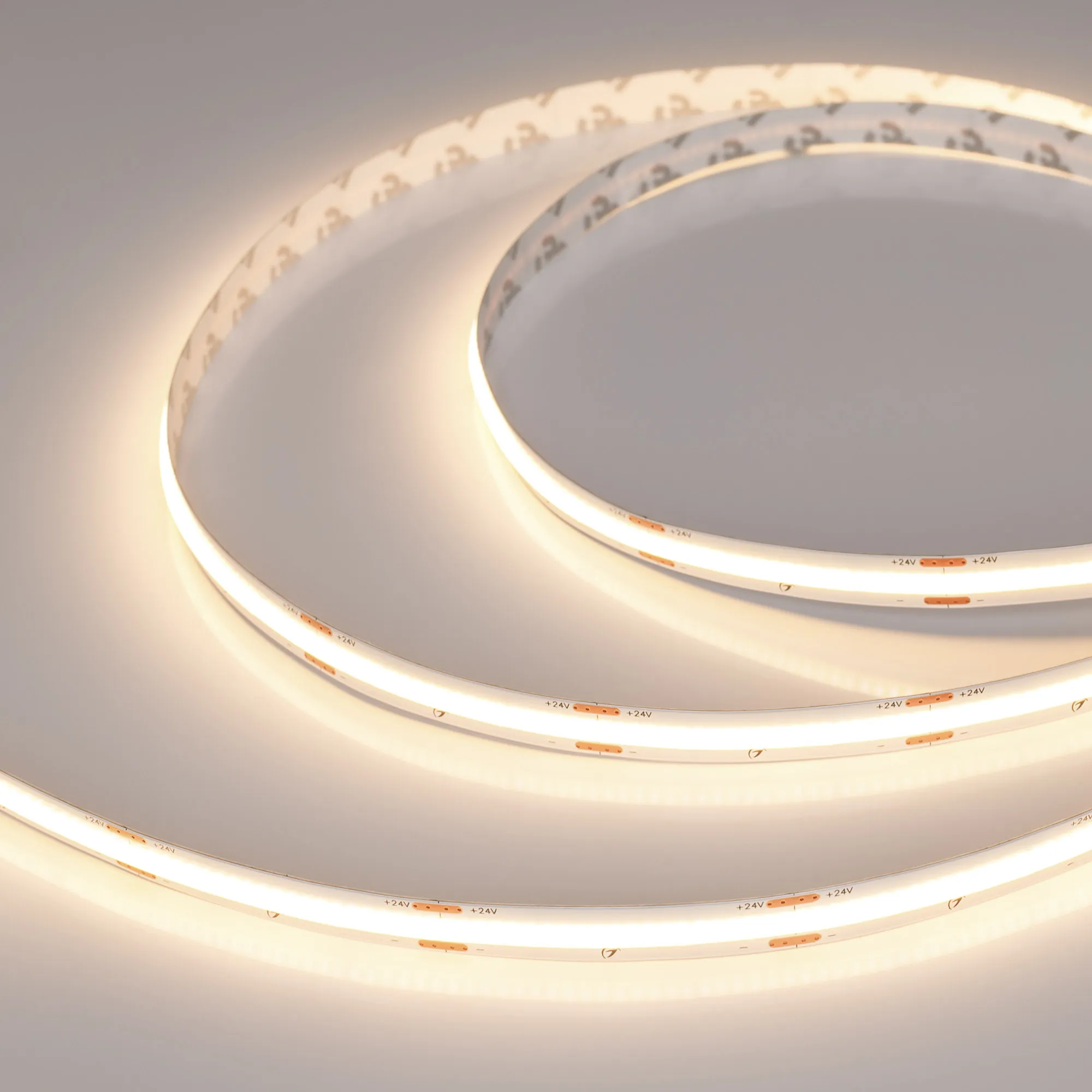 Лента светодиодная COB-X420-10mm 24V Warm3000 (4.8 W/m, IP20, 15m) (Arlight, 5 лет) - изображение товара