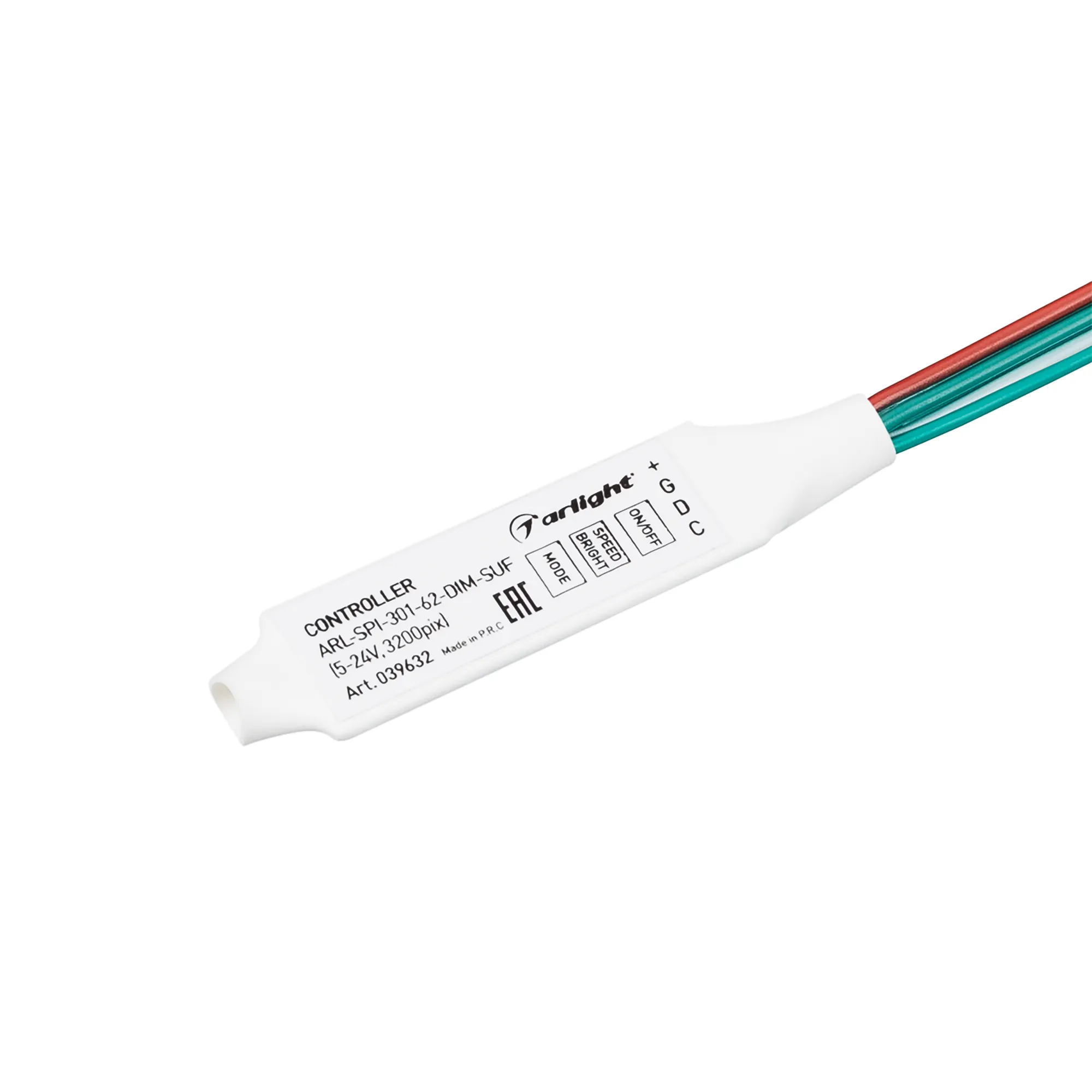 Контроллер ARL-SPI-301-62-DIM-SUF (5-24V, 3200pix) (Arlight, IP20 Пластик, 5 лет) - изображение товара