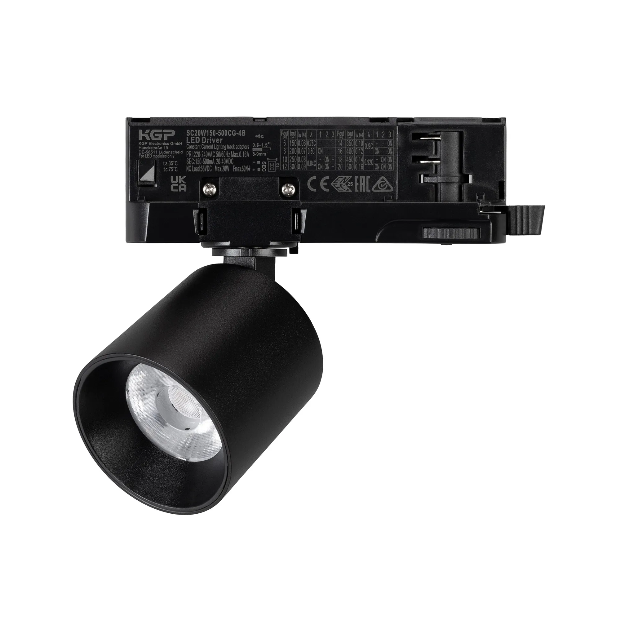 Светильник LGD-DYKE-4TR-R60-8W Warm3000 (BK, 38 deg, 230V, DALI) (Arlight, IP20 Металл, 5 лет) - изображение товара