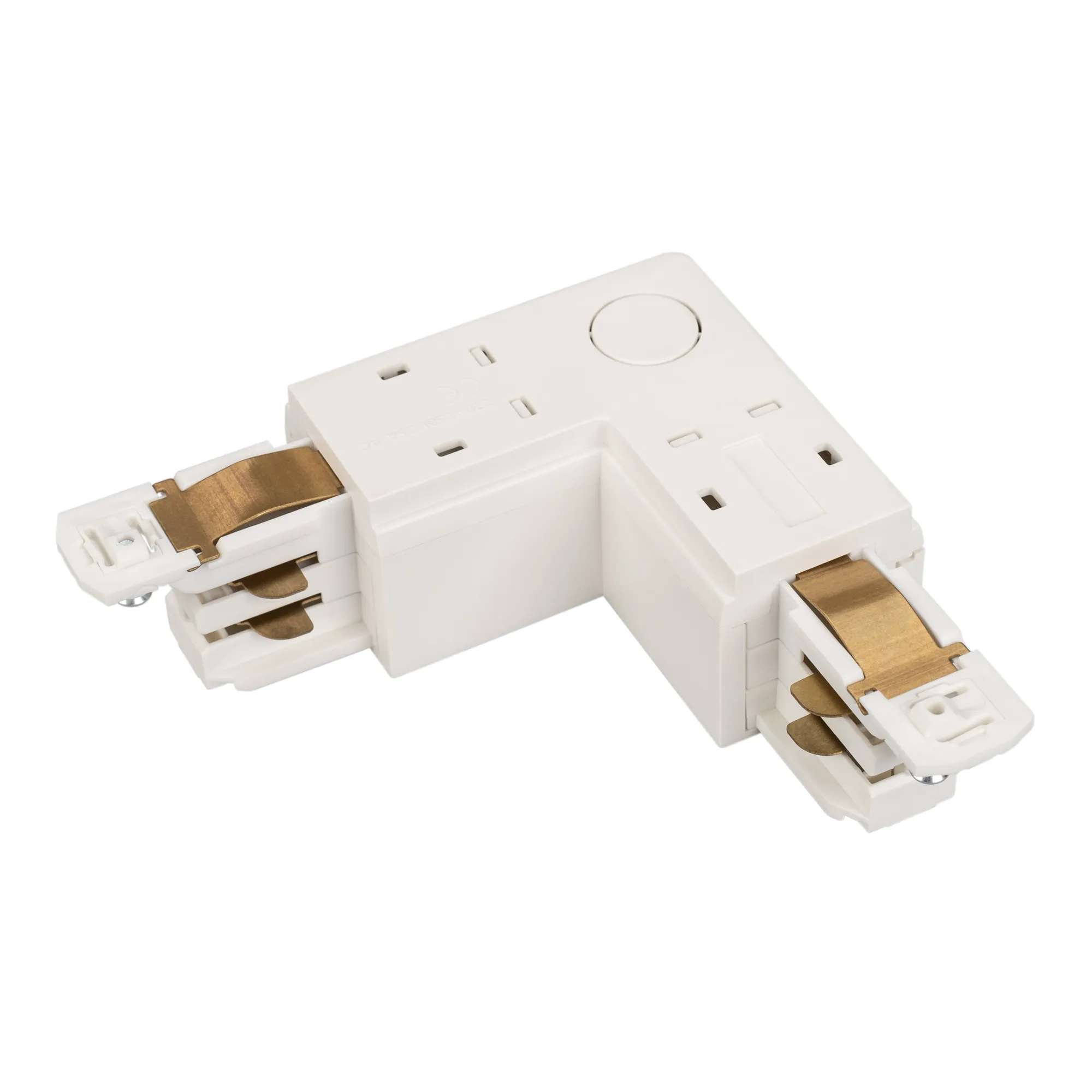 Коннектор угловой LGD-4TR-CON-L-INT-WH (D) (Arlight, IP20 Пластик, 3 года) - изображение товара