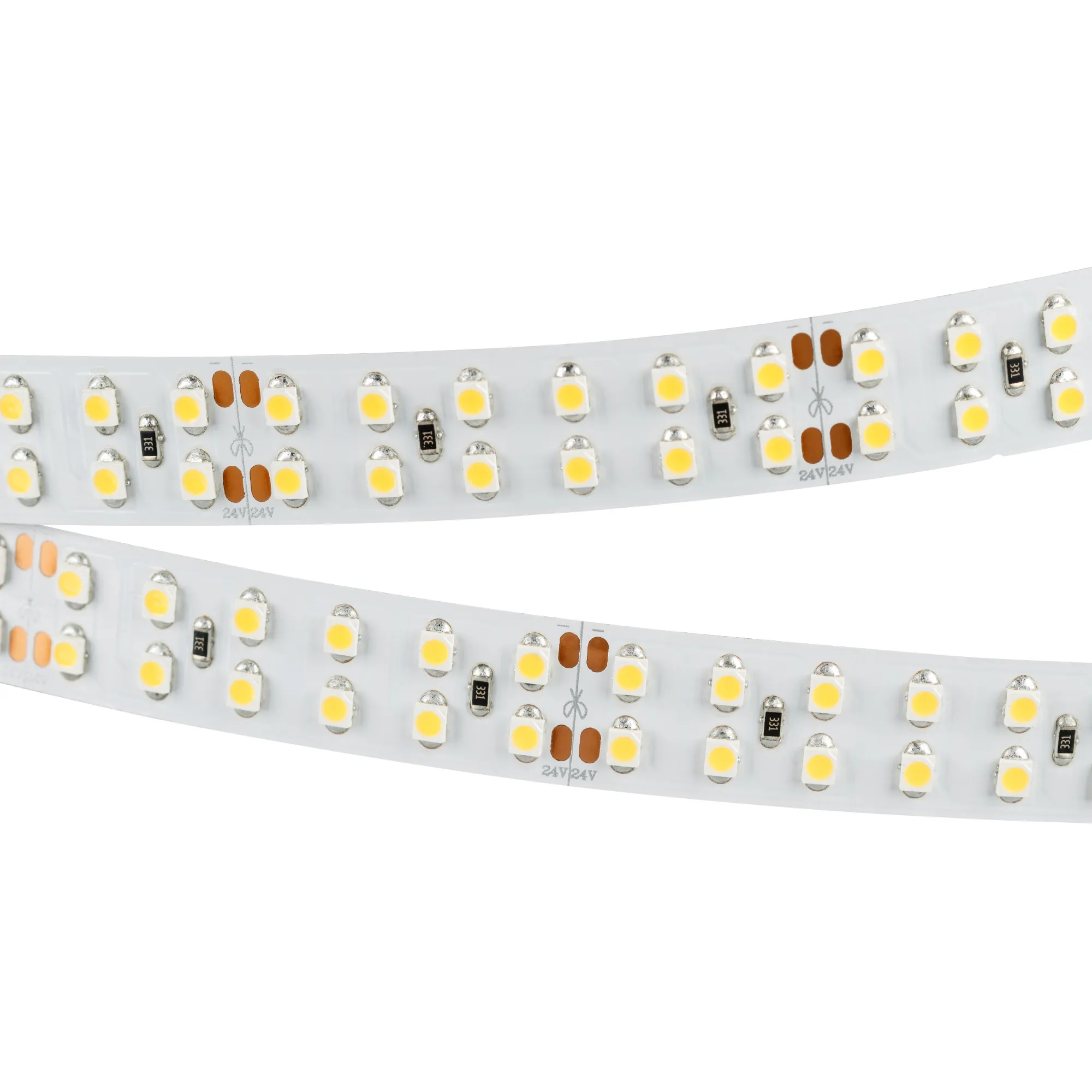 Лента светодиодная RT 2-5000 24V White6000 2x2 (3528, 1200 LED, LUX) (Arlight, 19.2 Вт/м, IP20) - изображение товара