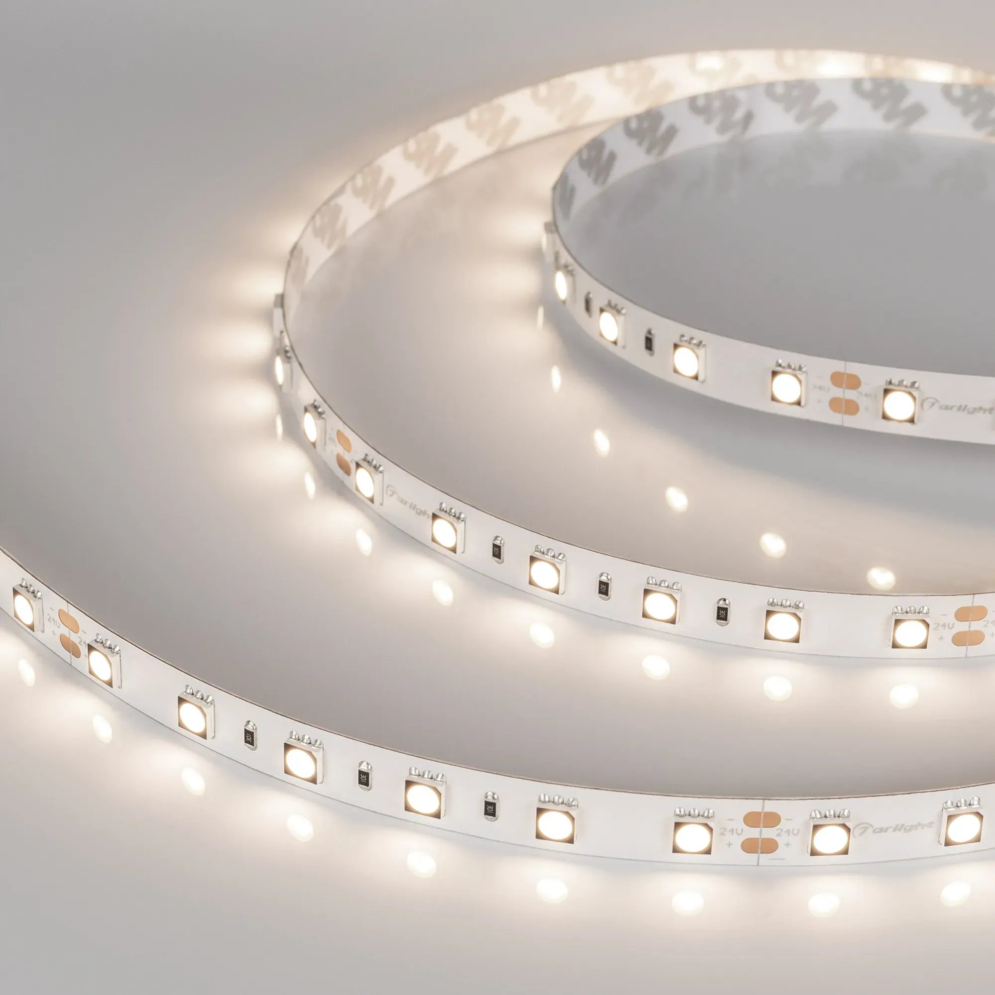 Лента светодиодная RT-B60-10mm 24V Day4000 CRI98 (14.4 W/m, IP20, 5060, 5m) (Arlight, Открытый)